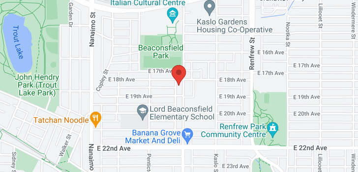 map of 3435 SLOCAN STREET